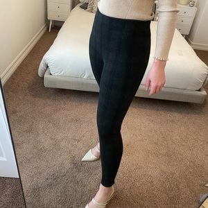Ann Taylor plaid legging pants